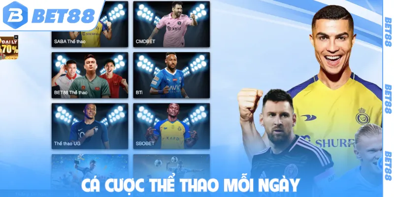 Cá cược thể thao mỗi ngày