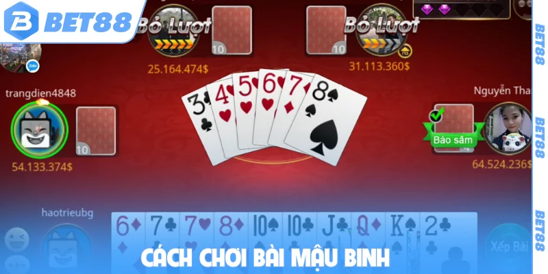 cách chơi bài mậu binh