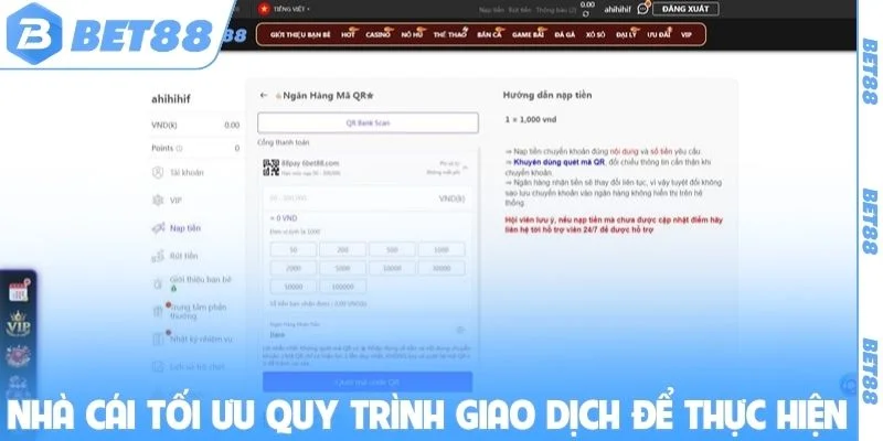 Nhà cái tối ưu quy trình giao dịch để thực hiện nhanh